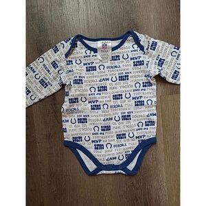 NFL Colts Baby Outfit Football Bodysuit 18 Months